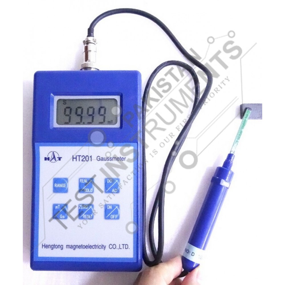 HT201 Gauss Meter Tesla Meter Surface Magnetic Field Gauss